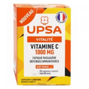 Vitamine C 1000mg Bte 20 comprimés à croquer