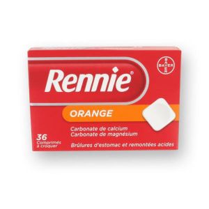 RENNIE ORANGE, 36 comprimés à croquer