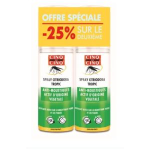 Cinq sur Cinq spray citriodora tropic 100ml lot de 2