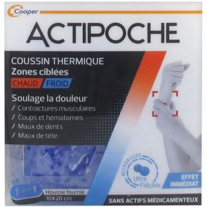 Actipoche Coussin Thermique Zones Ciblées Microbilles