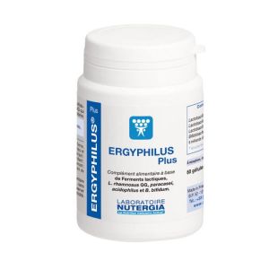 Nutergia Ergyphilus Plus Complément Alimentaire à base de Probiotiques 60 Gélules