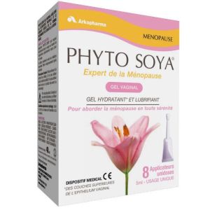 Phyto Soya Gel vaginal hydratant et lubrifiant 8 applicateurs