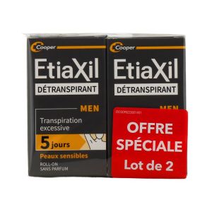 Etiaxil Détranspirant Men Lot de 2