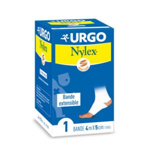 URGO NYLEX BANDE EXTENSIBLE DE FIXATION 4 M X 5 CM