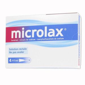 MICROLAX, solution rectal en récipient unidose