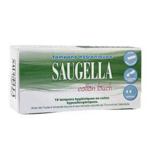 SAUGELLA cotton touch 16 tampons normaux