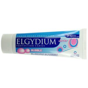 Elgydium Dentifrice 7/12 ans arôme bubble 1 tube