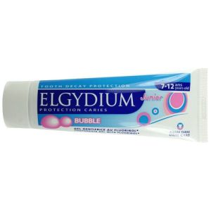Elgydium Dentifrice 7/12 ans arôme bubble 1 tube