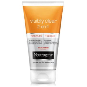 Neutrogena Visibly Clear 2 en 1 Nettoyant et Masque 150ml