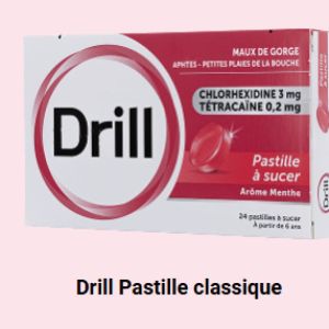 DRILL, Pastilles classiques à sucer