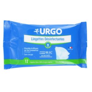 URGO lingettes désinfectantes sachet de 12