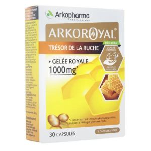 Arkopharma Arko Royal Trésor de la Ruche Gelée Royale 1000 mg 30 Capsules