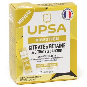 Citrate de Bétaïne Citrate de Calcium 10 sachets-dose