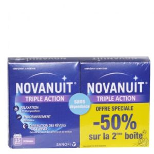 Novanuit Triple Action Lot de 2