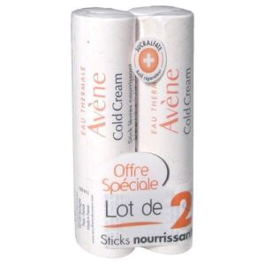 Avène Cold Cream Stick Lèvres Lot de 2 x 4 g