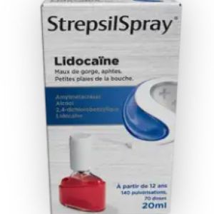 Strepsil Spray lidocaine collutoire 20ml