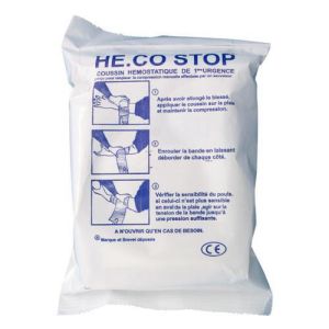 Coussin hémostatique de 1ère urgence