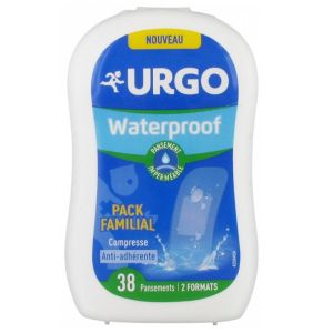 URGO waterproof boite de 38 pansements / 2 formats