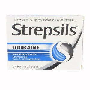 STREPSILS LIDOCAINE, pastille
