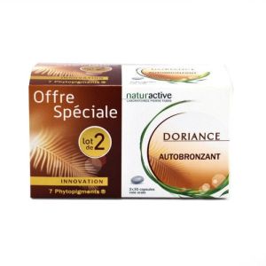 NATURACTIVE Doriance Dermo-Nutrition Autobronzant Lot de 2 x 30 Capsules