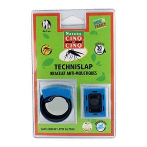 Cinq sur cinq bracelet anti-moustique bleu