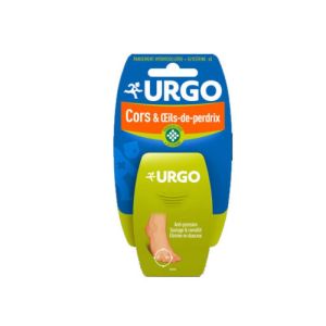 URGO Cors et Oeils de perdrix boite de 5 pansements hydrocolloïdes