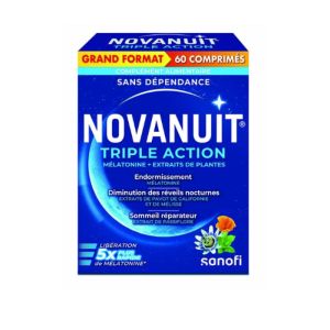 Novanuit Triple Action 60 comprimés