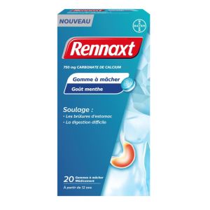 Rennaxt 20 gommes à mâcher