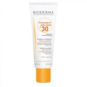 BIODERMA PHOTODERM AKN MAT SPF 30 FLUIDE MATIFIANT 40 ML