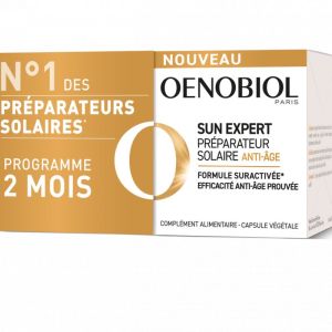 Oenobiol Sun Expert Préparateur Solaire Anti-Âge lot de 2