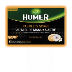 Humer Pastilles Gorge Miel Manuka bte 16