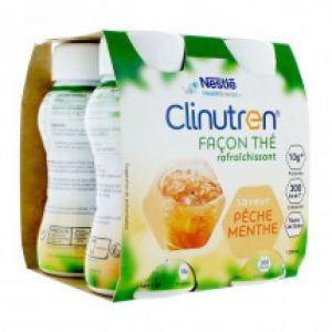 Clinutren Facon The Peche-menthe 4x200ml