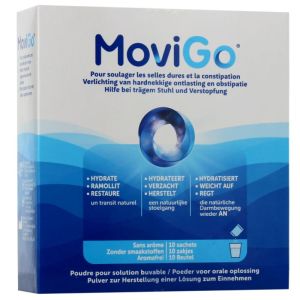 MOVIGO SANS AROME, poudre pour solution buvable 10 sachets