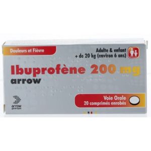 Ibuprofene Arw 200mg Cpr Bt20