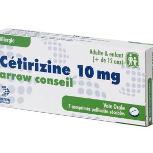 Cetirizine Awc 10mg Cpr Bt7