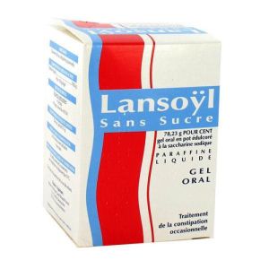 LANSOYL SANS SUCRE 78,23 g POUR CENT, gel oral en pot édulcoré à la saccharine sodique