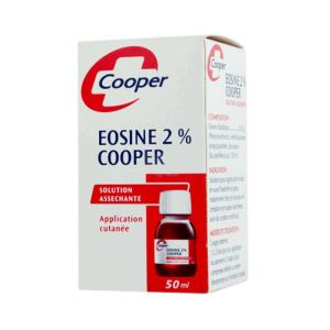 EOSINE COOPER 2 POUR CENT, solution pour application cutanée en récipient unidose