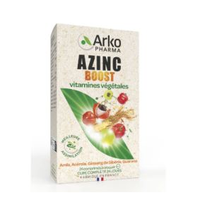 Azinc Boost Vitamines Végétales 24 cp à croquer