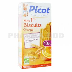 PICOT BISCUIT CROISSANCE Biscuit pour bébé, saveur à l'orange