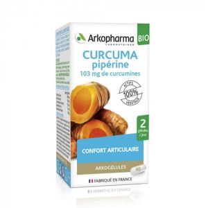 ARKOPHARMA CURCUMA PIPERINE BIO 40 GELULES ARKOGELULES