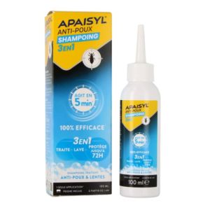 APAISYL Anti-poux shampoing 3en1 100 ml