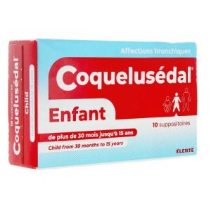 Coquelusedal enfant 10 suppositoires