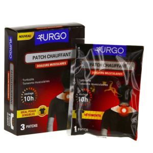 Urgo 2 Patchs Chauffants douleurs musculaires 3 patchs