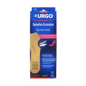 URGO SEMELLES ADHÉSIVES ESCARPINS TALONS 1 PAIRE taille: 39-41