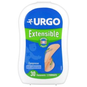 URGO Extensible boite de 30 pansements / 2 formats