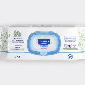 Mustela lingettes nettoyantes x70 parfumées