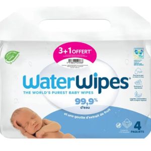 Waterwipes lingettes lot 3+1