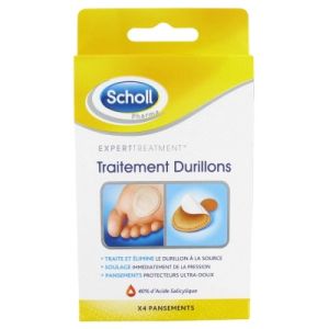 SCHOLL Traitement des Durillons boîte de 4 pansements