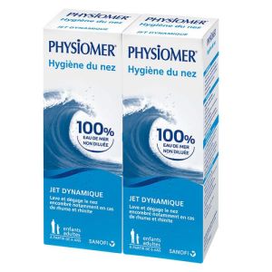 Physiomer Hygiène du Nez Jet Dynamique 135ml, lot de 2