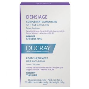 Ducray Densiage complément alimentaire anti-âge capillaire boite de 30 comprimés